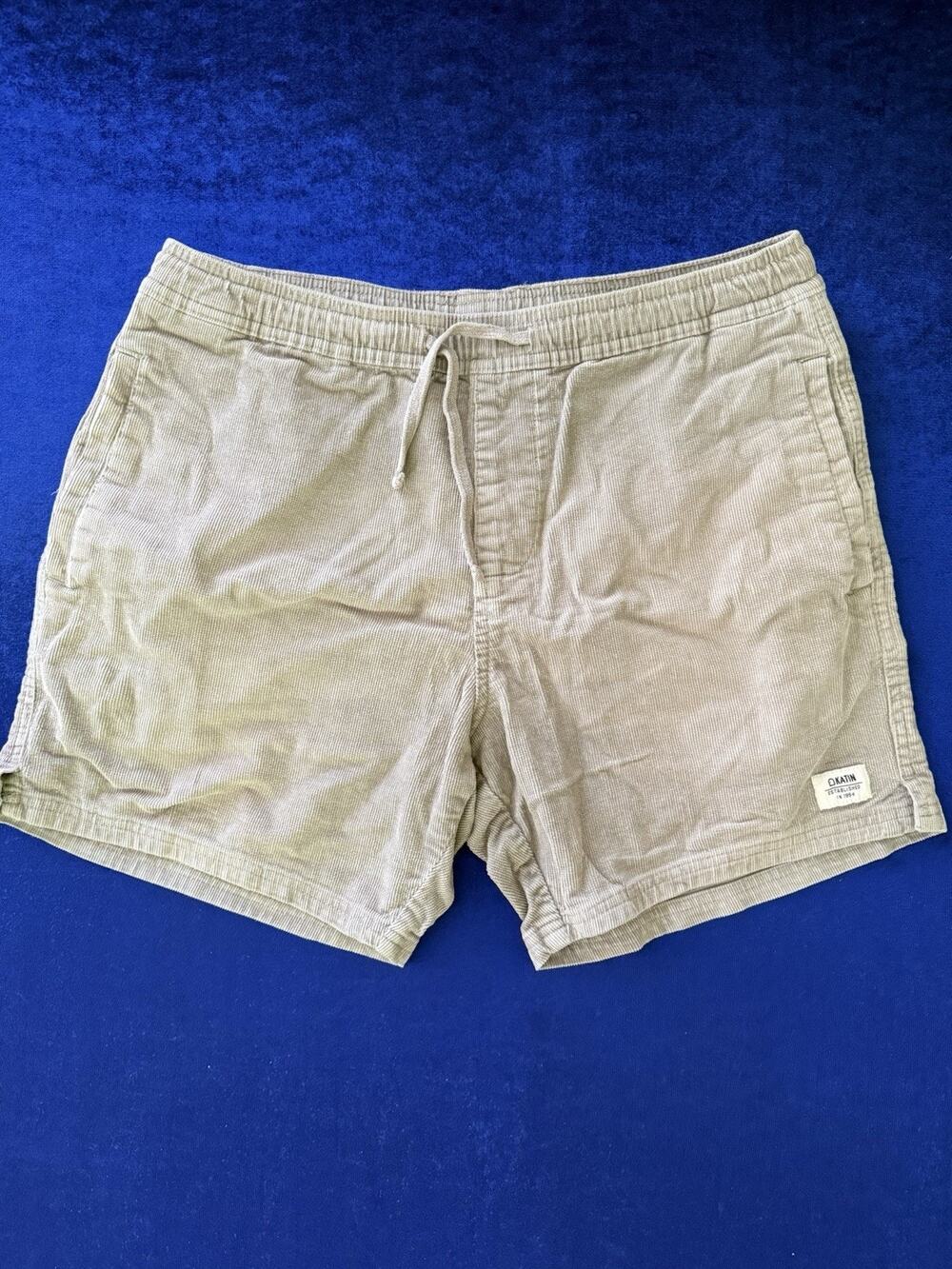 Katin Local Corduroy Shorts - Tan / Khaki Size M
